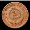 Image 3 : 1865 Two Cent Piece 2c Grades f, fine