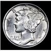 Image 2 : 1936-p Mercury Dime 10c Grades Select Unc