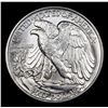 Image 3 : 1943-p Walking Liberty Half Dollar 50c Grades Choice+ Unc