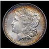 Image 2 : 1889-p Colorfully Toned Vam 25 Morgan Dollar $1 Grades Select Unc