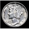 Image 2 : 1935-p Mercury Dime 10c Grades Select Unc