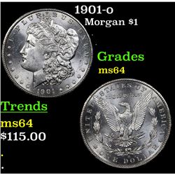 1901-o Morgan Dollar $1 Grades Choice Unc