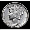 Image 2 : 1927-p Mercury Dime 10c Grades Select AU