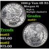 Image 1 : 1886-p Vam 6B R5 Morgan Dollar $1 Grades Select Unc