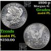 Image 1 : 1896-p Morgan Dollar $1 Grades Choice Unc PL