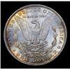 Image 3 : 1880-s Colorfully Toned Morgan Dollar $1 Grades Choice Unc
