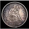 Image 2 : 1861-p Seated Liberty Quarter 25c Grades Choice AU+