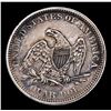 Image 3 : 1861-p Seated Liberty Quarter 25c Grades Choice AU+