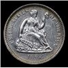 Image 2 : 1862-p Seated Liberty Half Dime 1/2 10c Grades Unc Details