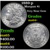 Image 1 : 1889-p Morgan Dollar $1 Grades Choice+ Unc