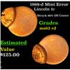 Image 1 : 1968-d Mint Error Lincoln Cent 1c Grades Select Unc RD