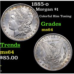 1885-o Morgan Dollar $1 Grades Choice Unc