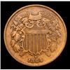 Image 2 : 1864 Two Cent Piece 2c Grades xf