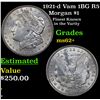 Image 1 : 1921-d Vam 1BG R5 Morgan Dollar $1 Grades Select Unc