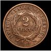 Image 3 : 1864 Two Cent Piece 2c Grades vf++