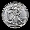 Image 2 : 1936-p Walking Liberty Half Dollar 50c Grades Choice AU/BU Slider