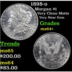 1898-o Morgan Dollar $1 Grades Choice+ Unc