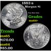 Image 1 : 1882-s Morgan Dollar $1 Grades Choice+ Unc