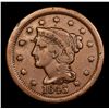 Image 2 : 1843 N6 Braided Hair Large Cent 1c Grades vf, very fine