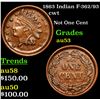 Image 1 : 1863 Indian F-362/93 Civil War Token 1c Grades Select AU