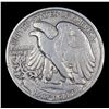 Image 3 : 1917-d Reverse Walking Liberty Half Dollar 50c Grades f, fine