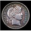 Image 2 : 1906-s Barber Dime 10c Grades xf+