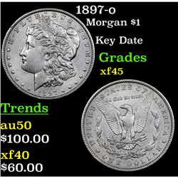1897-o Morgan Dollar $1 Grades xf+