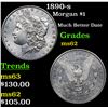Image 1 : 1890-s Morgan Dollar $1 Grades Select Unc