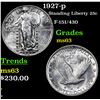 Image 1 : 1927-p Standing Liberty Quarter 25c Grades Select Unc