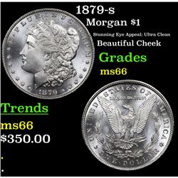 1879-s Morgan Dollar $1 Grades GEM+ Unc
