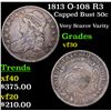 Image 1 : 1813 O-108 R3 Capped Bust Half Dollar 50c Grades vf++