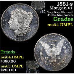 1881-s Morgan Dollar $1 Grades Choice Unc DMPL