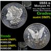Image 1 : 1881-s Morgan Dollar $1 Grades Choice Unc DMPL