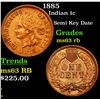Image 1 : 1885 Indian Cent 1c Grades Select Unc RB