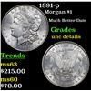 Image 1 : 1891-p Morgan Dollar $1 Grades Unc Details