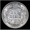 Image 3 : 1913-p Barber Dime 10c Grades Select Unc