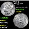 Image 1 : 1903-p Morgan Dollar $1 Grades Select+ Unc