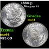 Image 1 : 1886-p Morgan Dollar $1 Grades Choice Unc