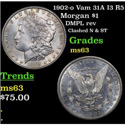 1902-o Vam 31A I3 R5 Morgan Dollar $1 Grades Select Unc