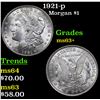 Image 1 : 1921-p Morgan Dollar $1 Grades Select+ Unc