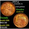 Image 1 : 1913-p Lincoln Cent 1c Grades Select Unc BN