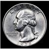 Image 2 : 1936-p Washington Quarter 25c Grades Choice AU/BU Slider
