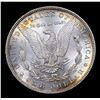 Image 3 : 1880-s Colorfully Toned Morgan Dollar $1 Grades GEM+ Unc