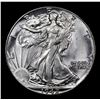 Image 2 : 1942-p Walking Liberty Half Dollar 50c Grades Select Unc