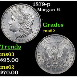 1879-p Morgan Dollar $1 Grades Select Unc