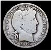 Image 2 : 1901-p Barber Half Dollars 50c Grades vg+