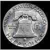 Image 3 : 1949-p Franklin Half Dollar 50c Grades Choice AU
