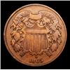 Image 2 : 1865 Two Cent Piece 2c Grades vf++