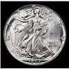 Image 2 : 1944-p Walking Liberty Half Dollar 50c Grades Select Unc