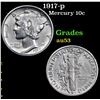 Image 1 : 1917-p Mercury Dime 10c Grades Select AU